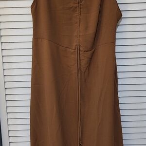 See You Monday Brown Dress